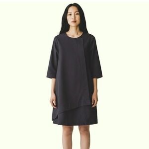 cos asymmetric t-shirt dress Loulou de Saison Igari Asymmetric T-Shirt Dress